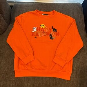 Happy Halloween Embroidered Sweatshirt